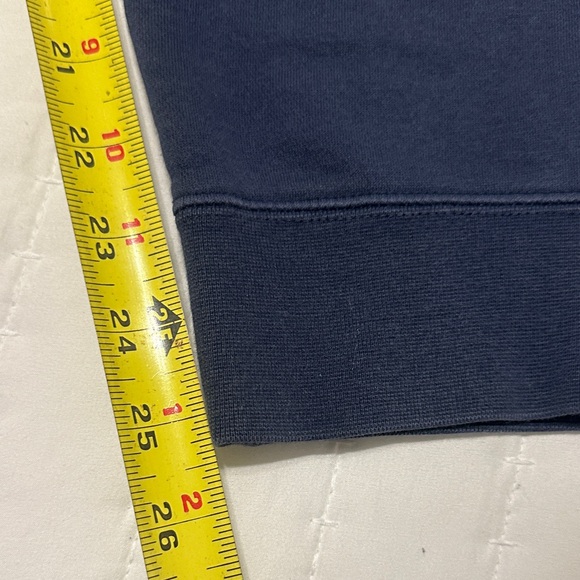 Nike Club Fleece Joggers Sportswear Sweat Pants Navy Blue White Logo Mens Large - Picture 8 of 10